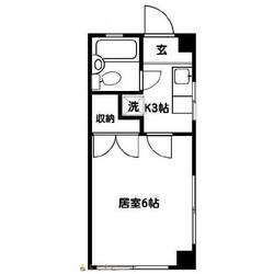 ユーロハイツ千手の物件間取画像